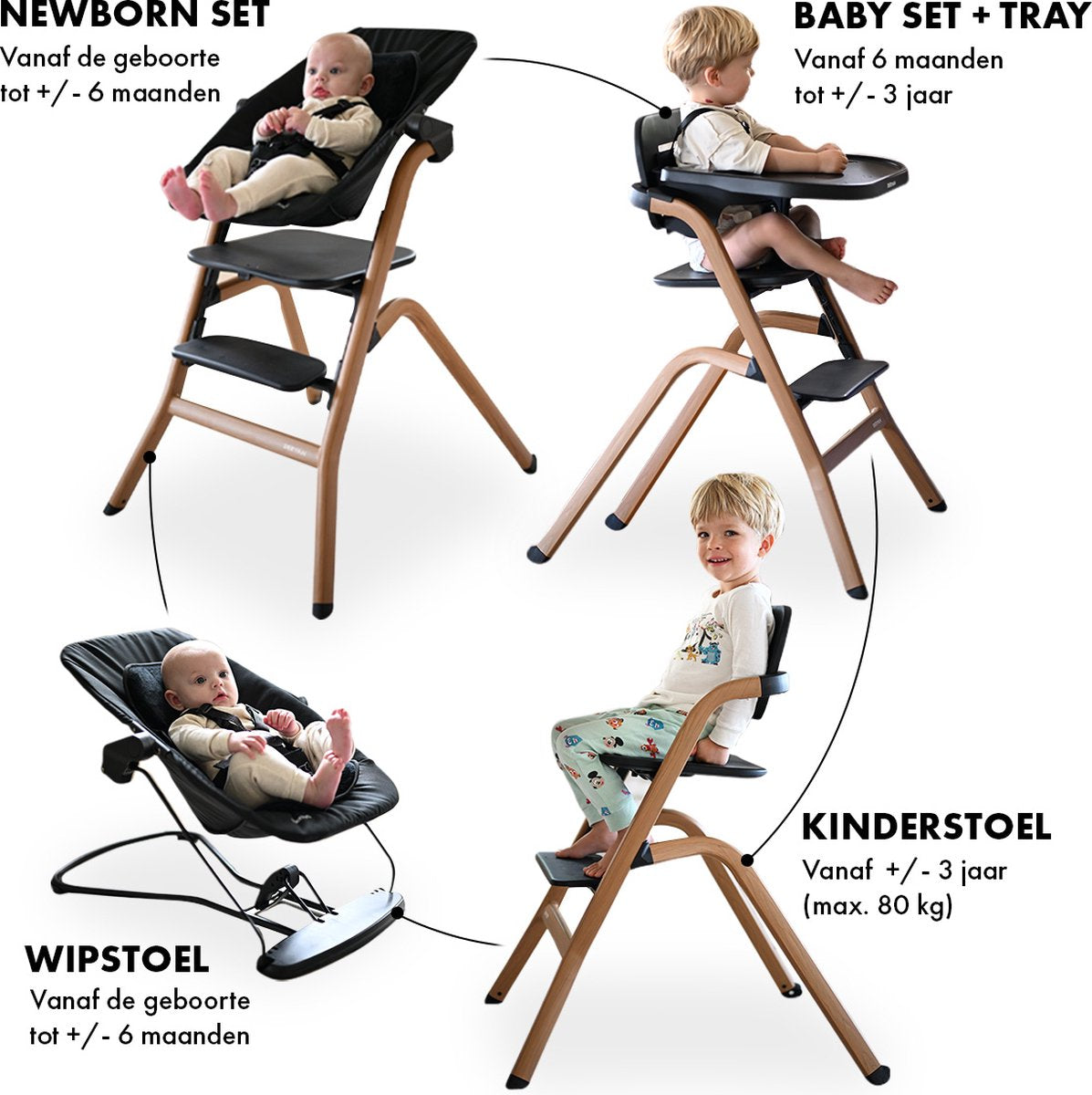 Curve High Chair Set Complete - Including rocker