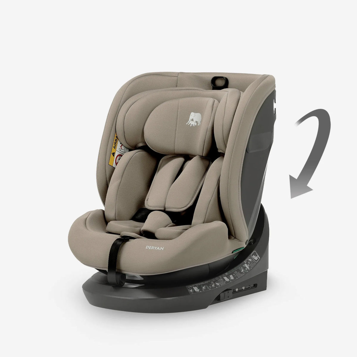 Cassie Luxe i-Size Car Seat 40–150 cm Isofix 360° - Truffle Nougat