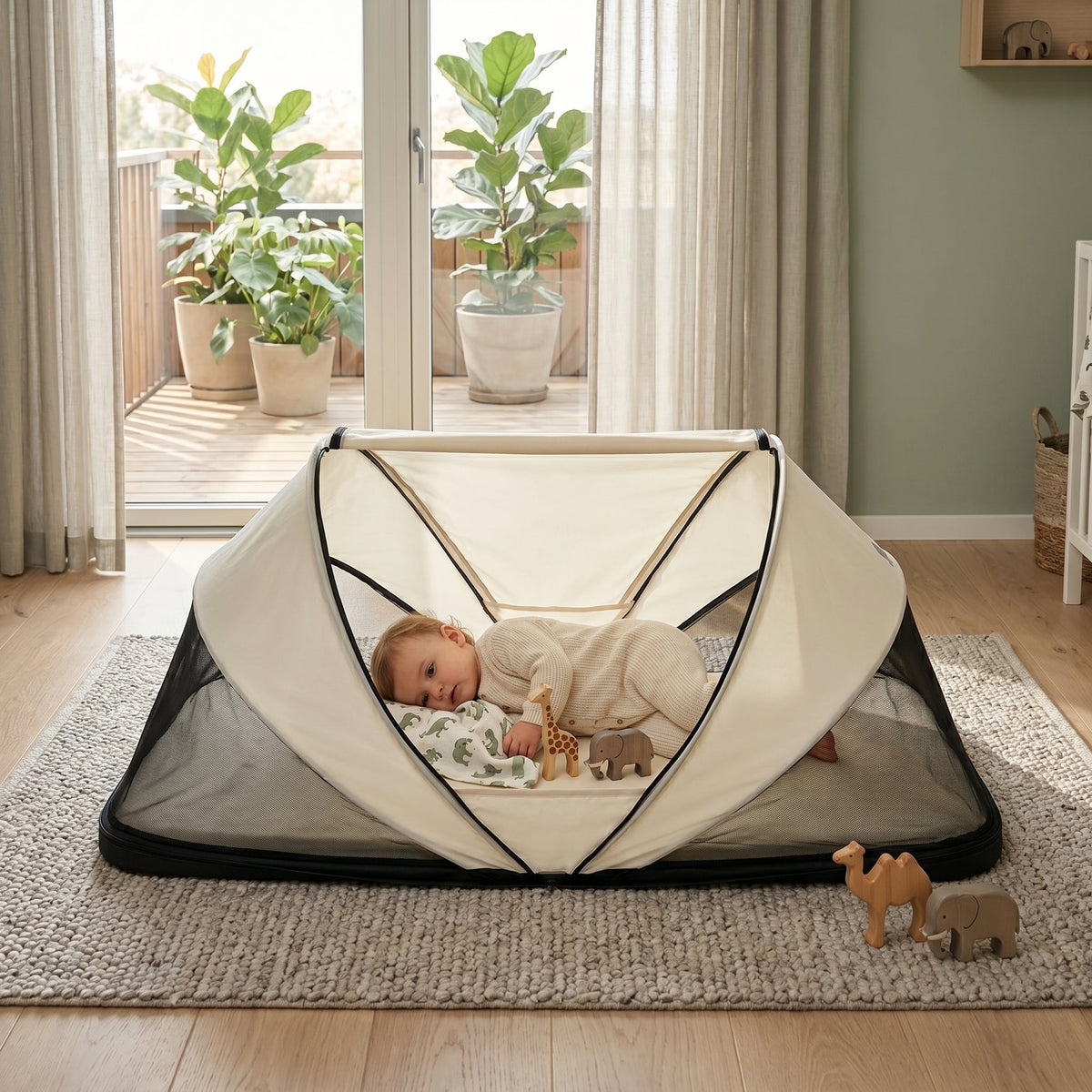 Cutey Travel Cot Baby Tent - Travel Cot