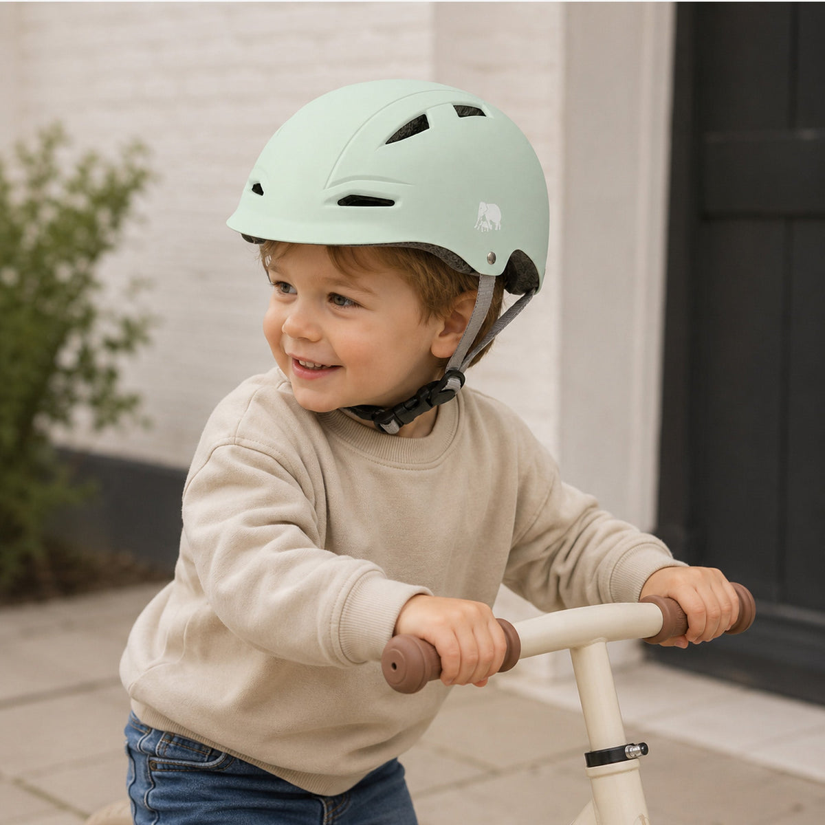 Children's Helmet, Green - Size M