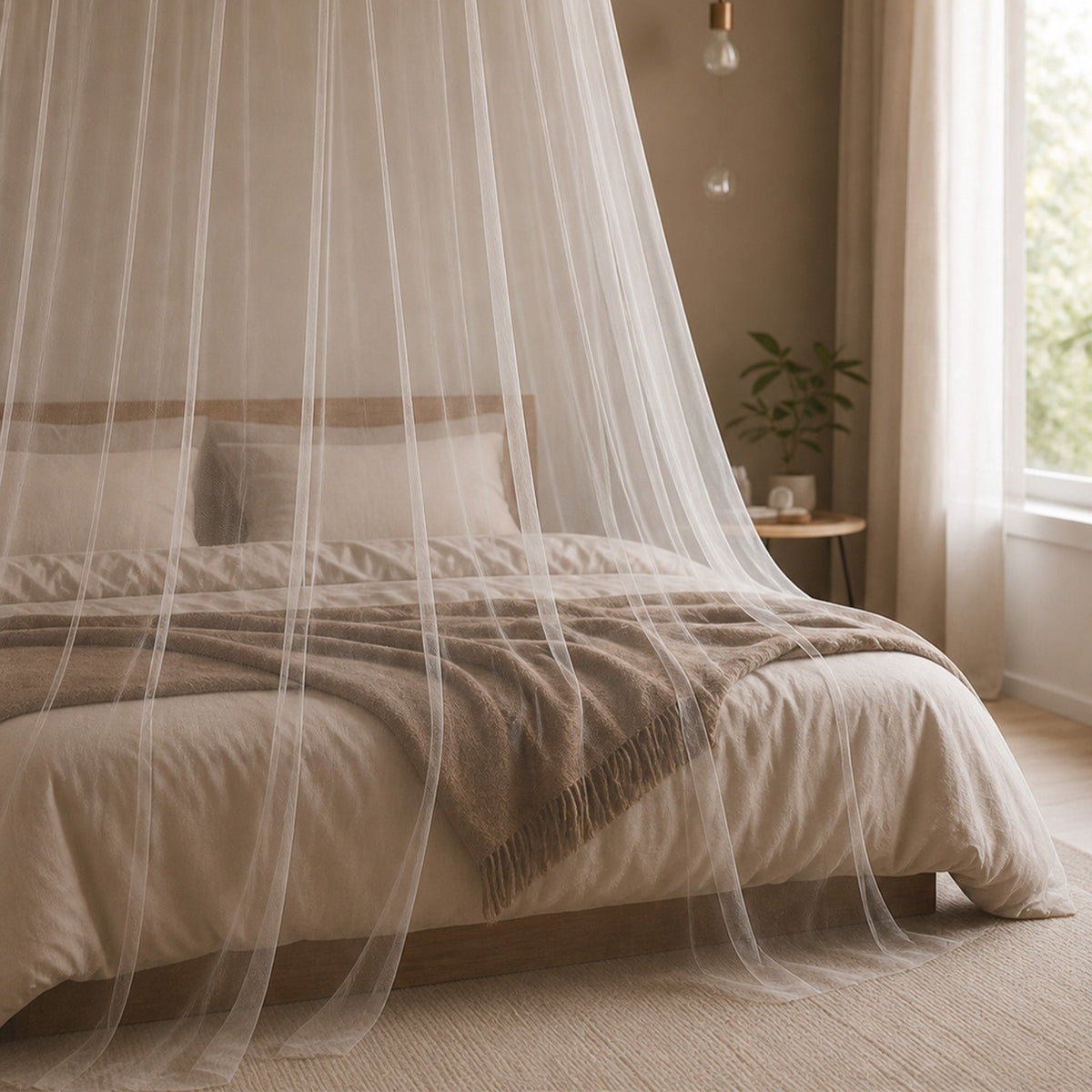 Luxury 2-Person Mosquito Net - Includes hanging kit and travel bag