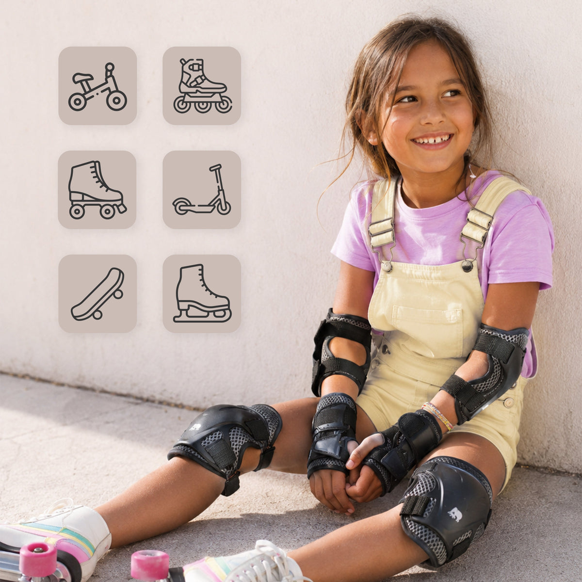 Safety Pads Black - S