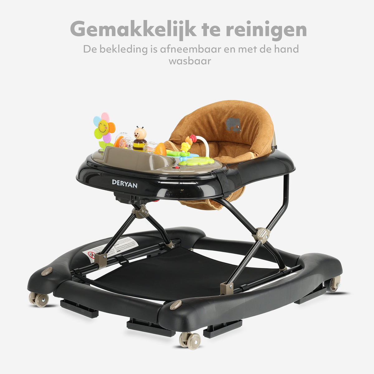 4-in-1 Walker Black & Nougat