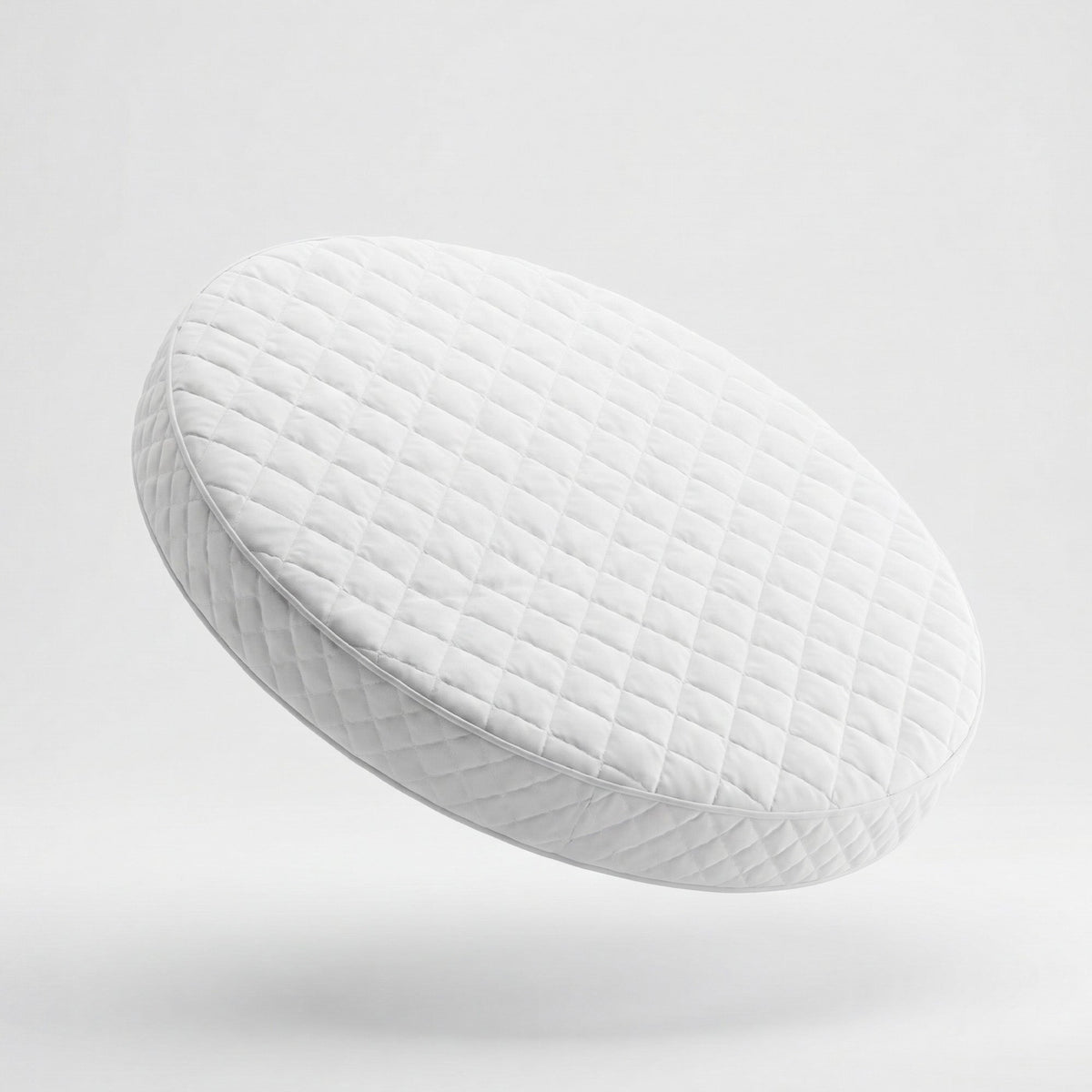 Willow Wooden Round Box including mattress