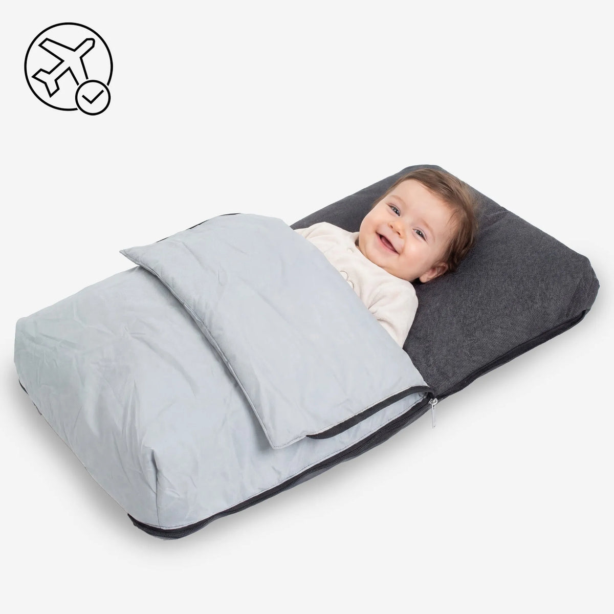 AirTraveller Airplane Bed - Grey