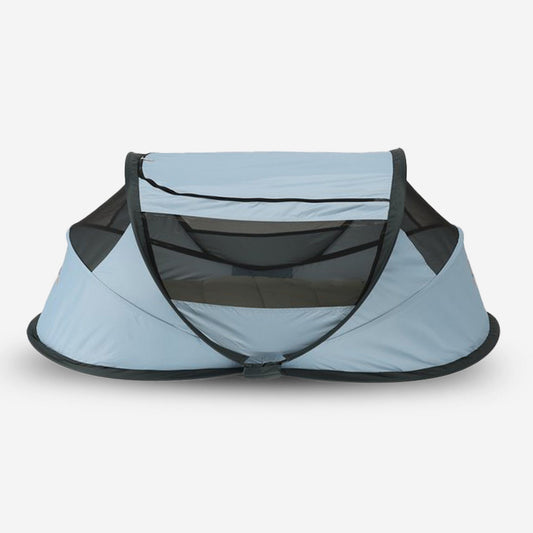 BabyBox Baby Tent Camping Crib + Cotton Blanket - Sky Blue