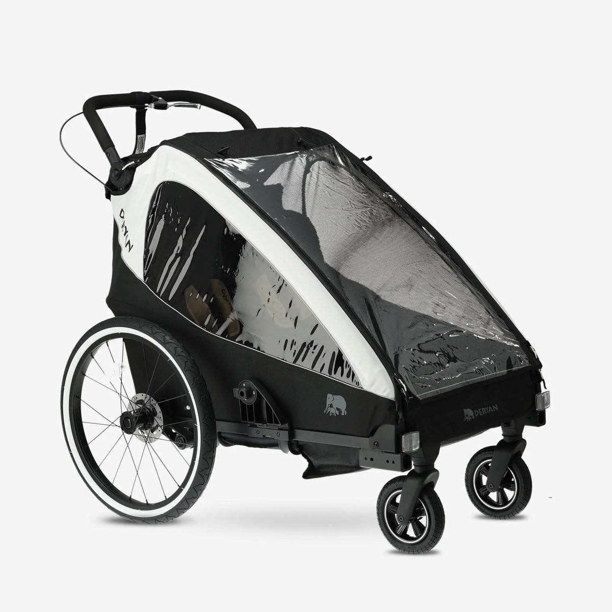 Luxury Bike Trailer V2 - Stroller - Jogging Stroller Cream