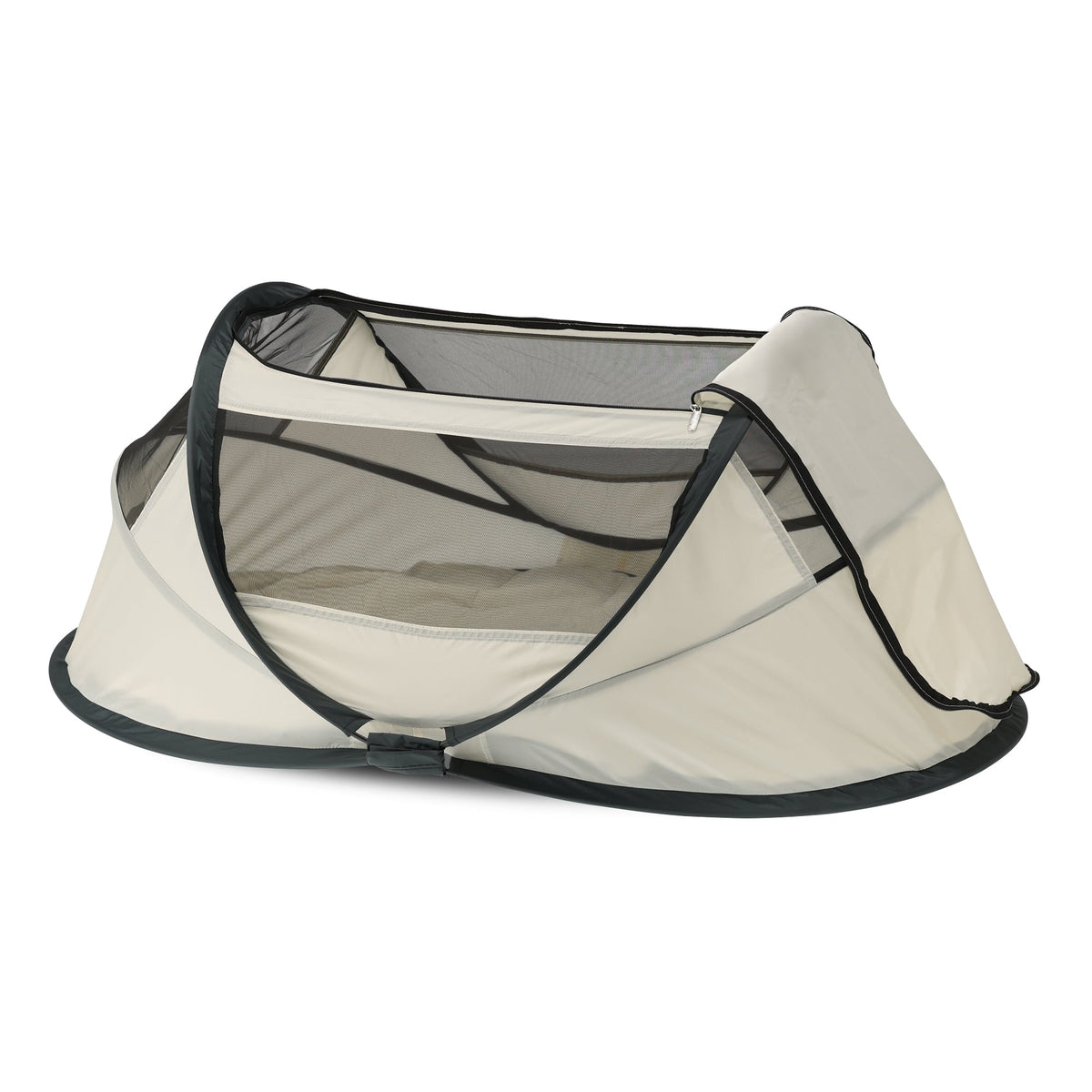 BabyBox Baby Tent Camping Crib + Cotton Blanket - Cream