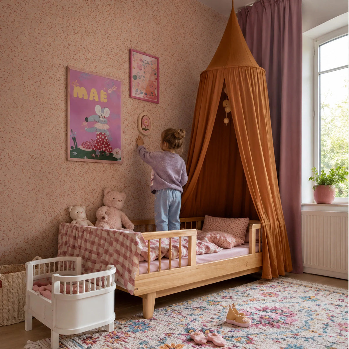 Baby Mosquito Net Caramel