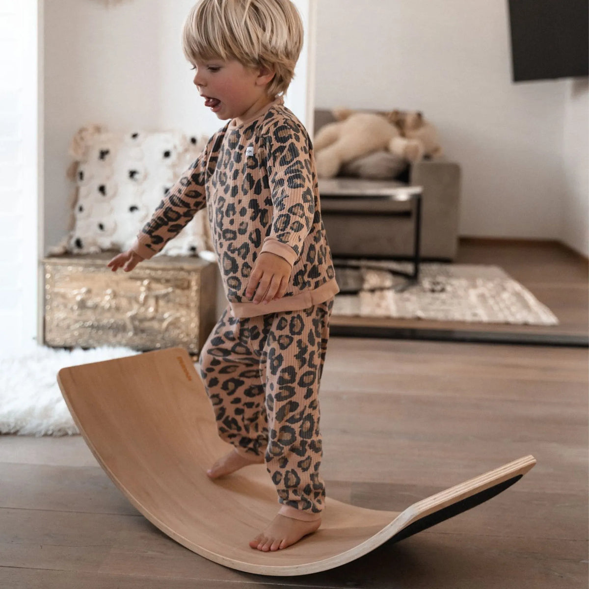 Balance Board Wood with Felt 31.5"