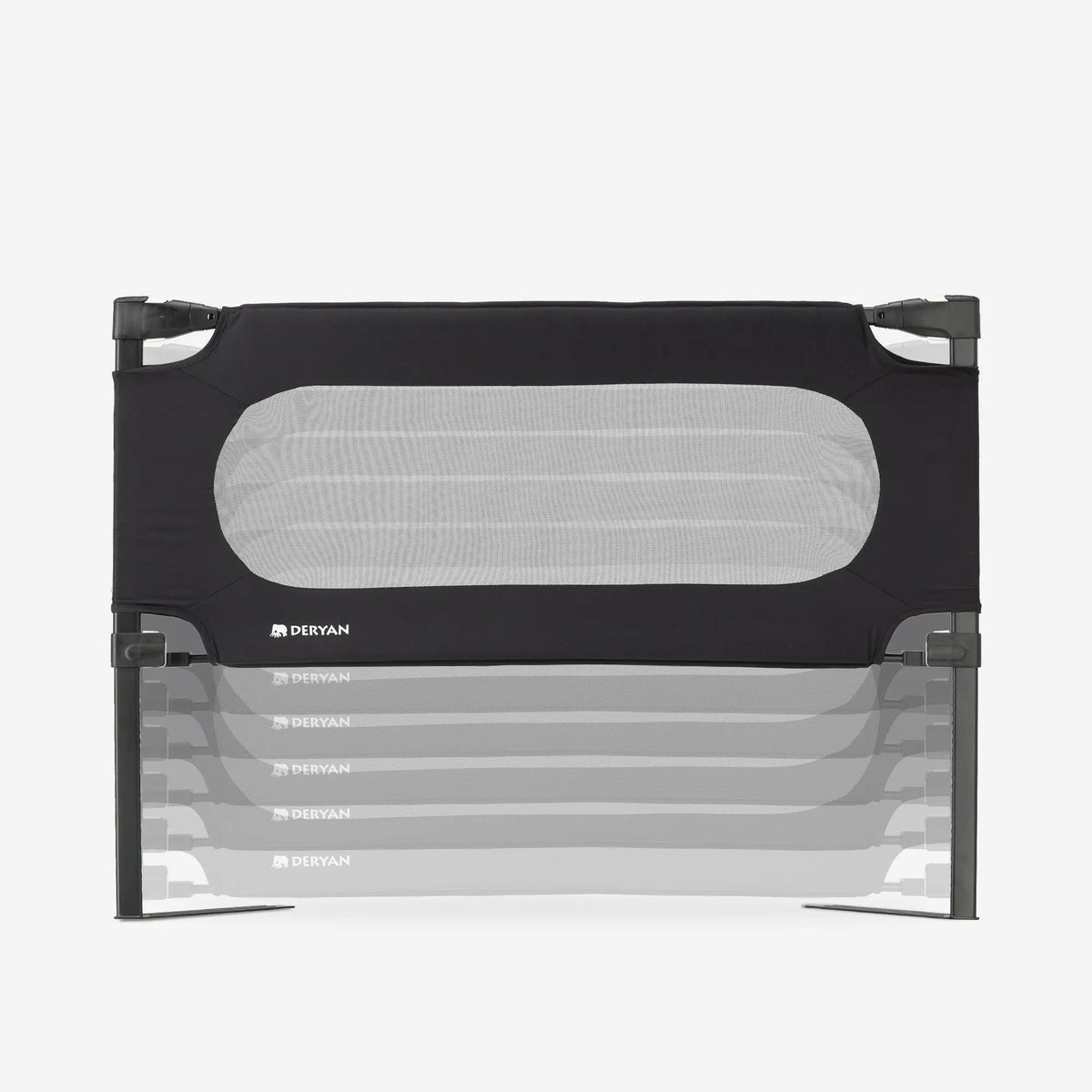 Luxury Bed Rail 47.3" Black
