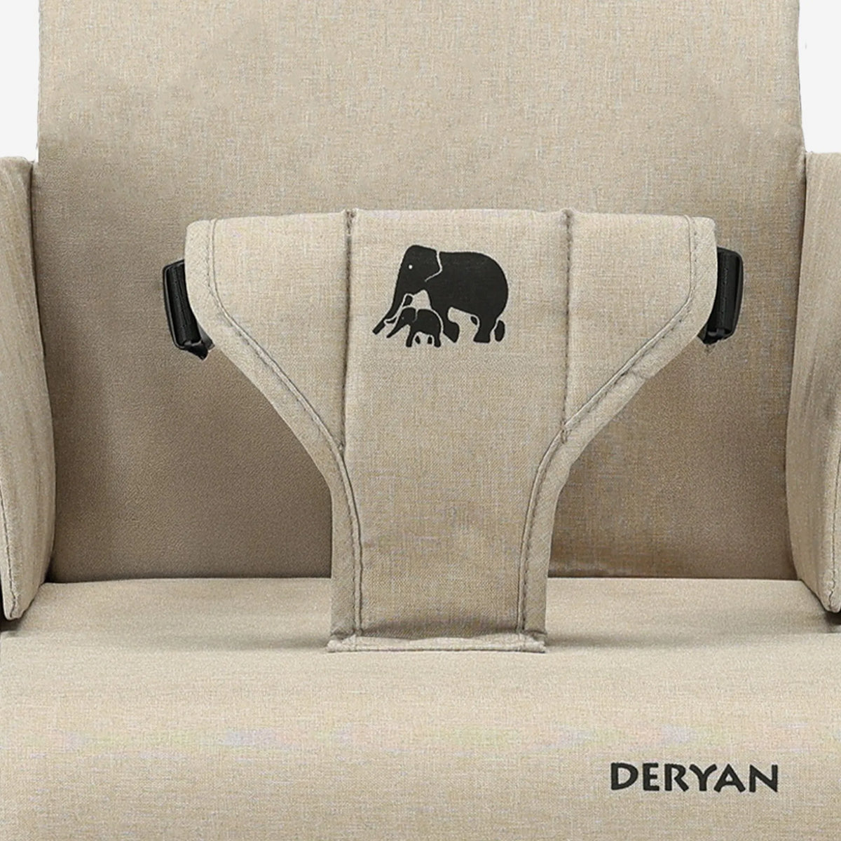 Travel Booster Seat Booster - Includes attachment strap Nougat