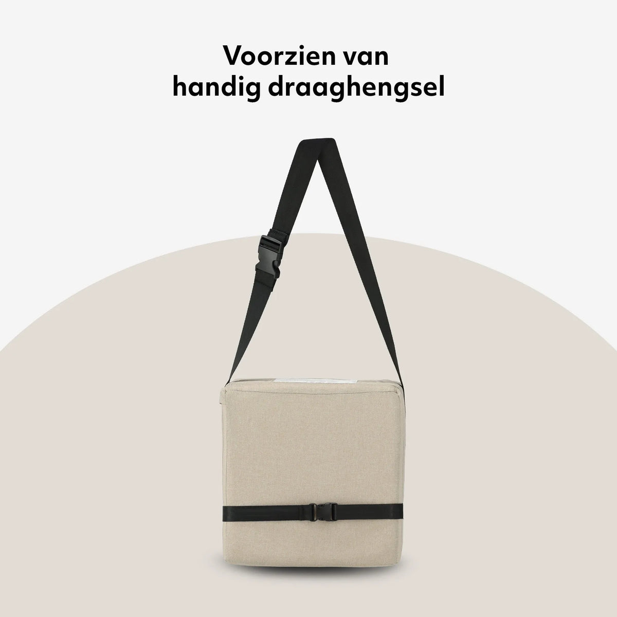 Travel Booster Seat Booster - Includes attachment strap Nougat