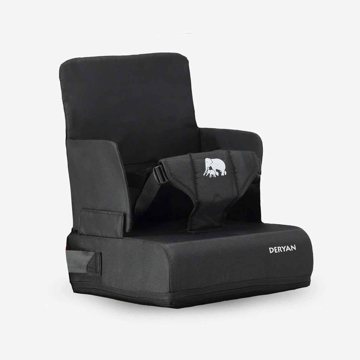 Travel Booster Seat Booster - Includes attachment strap Black