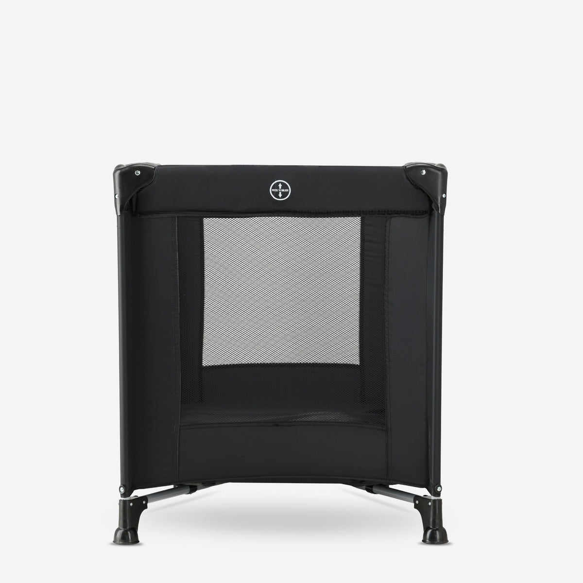 Believer Black Travel Cot