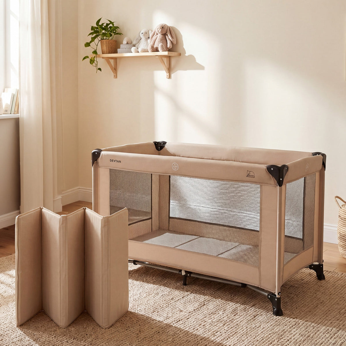 Believer Nougat Travel Cot