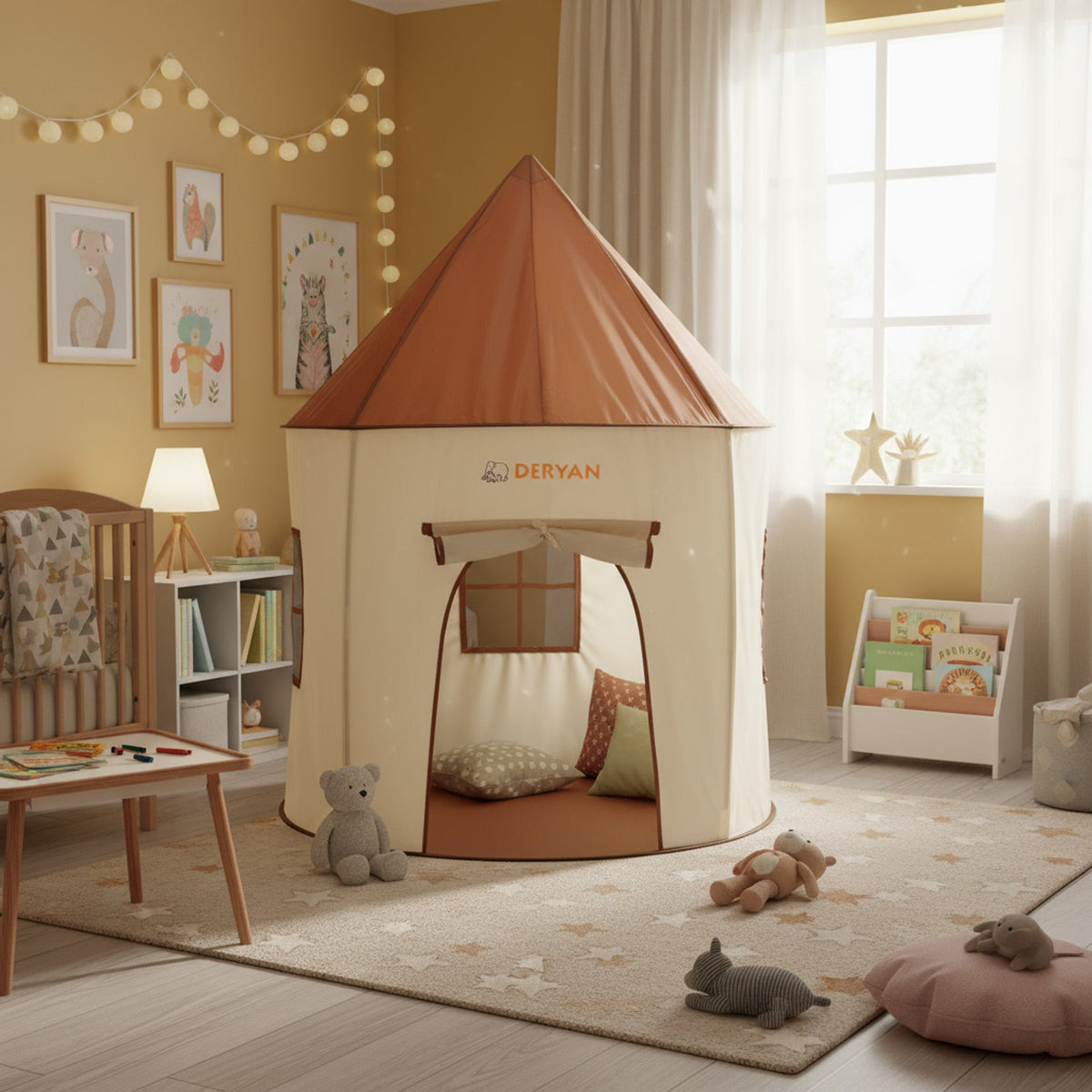 Play Tent Beige & Brown