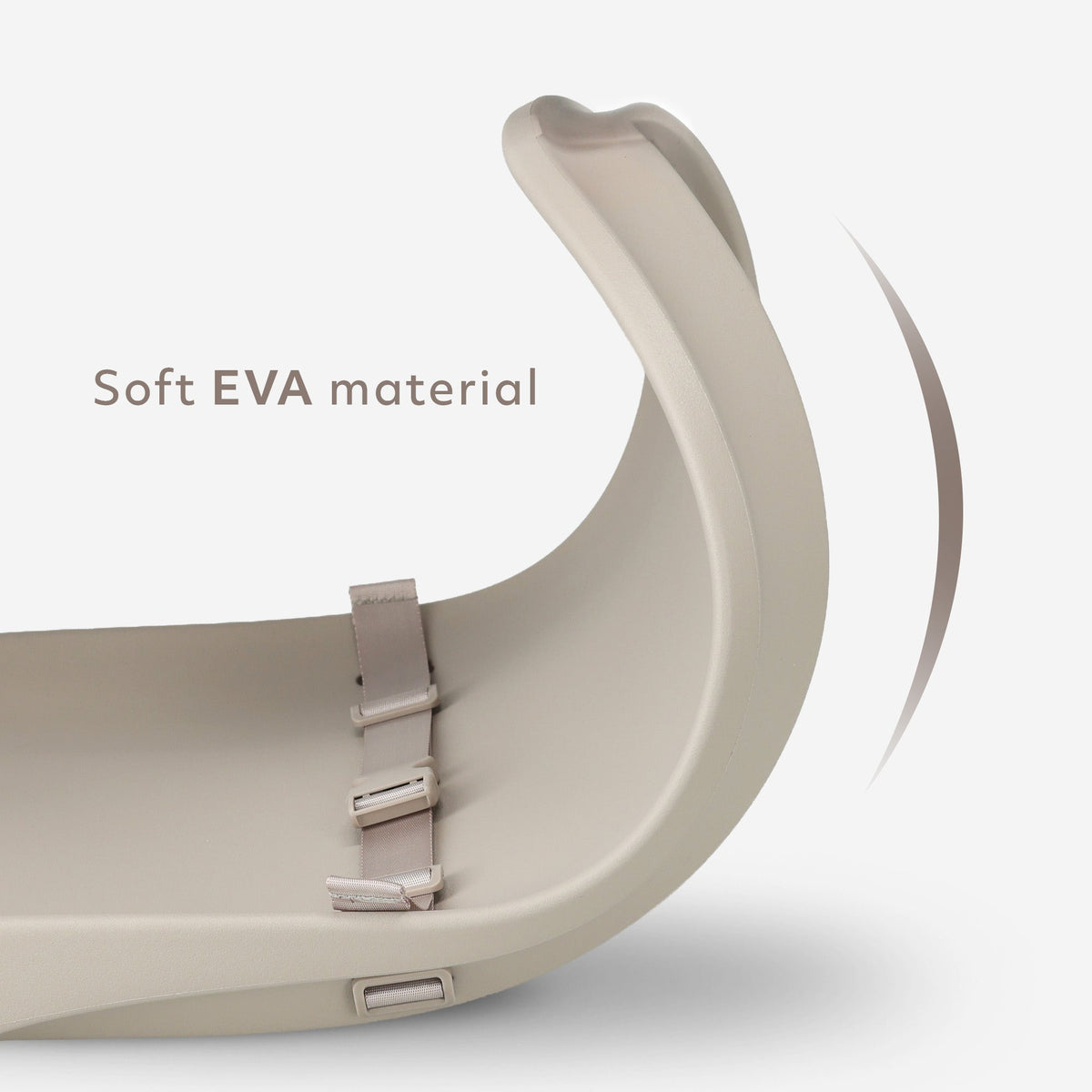 Waterproof Changing Pad with Raised Edges - Taupe