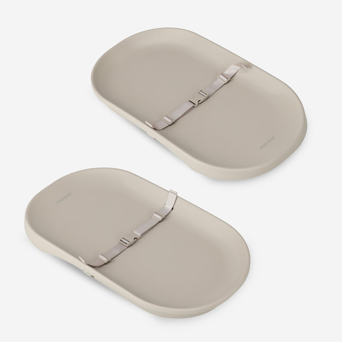 Waterproof Changing Pad with Raised Edges - Taupe