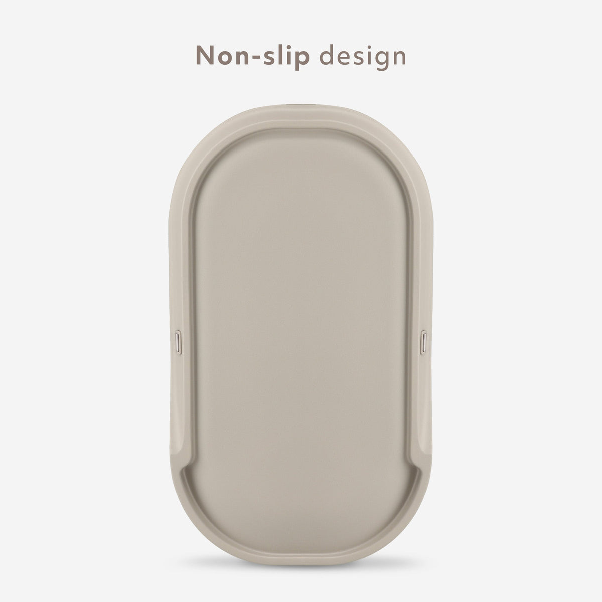 Waterproof Changing Pad with Raised Edges - Taupe