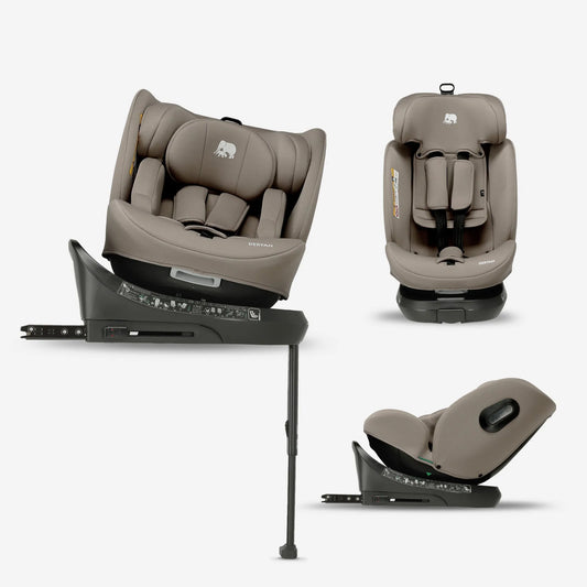 Carly Luxe i-Size Car Seat 0–36 kg Isofix 360° - Truffle Nougat