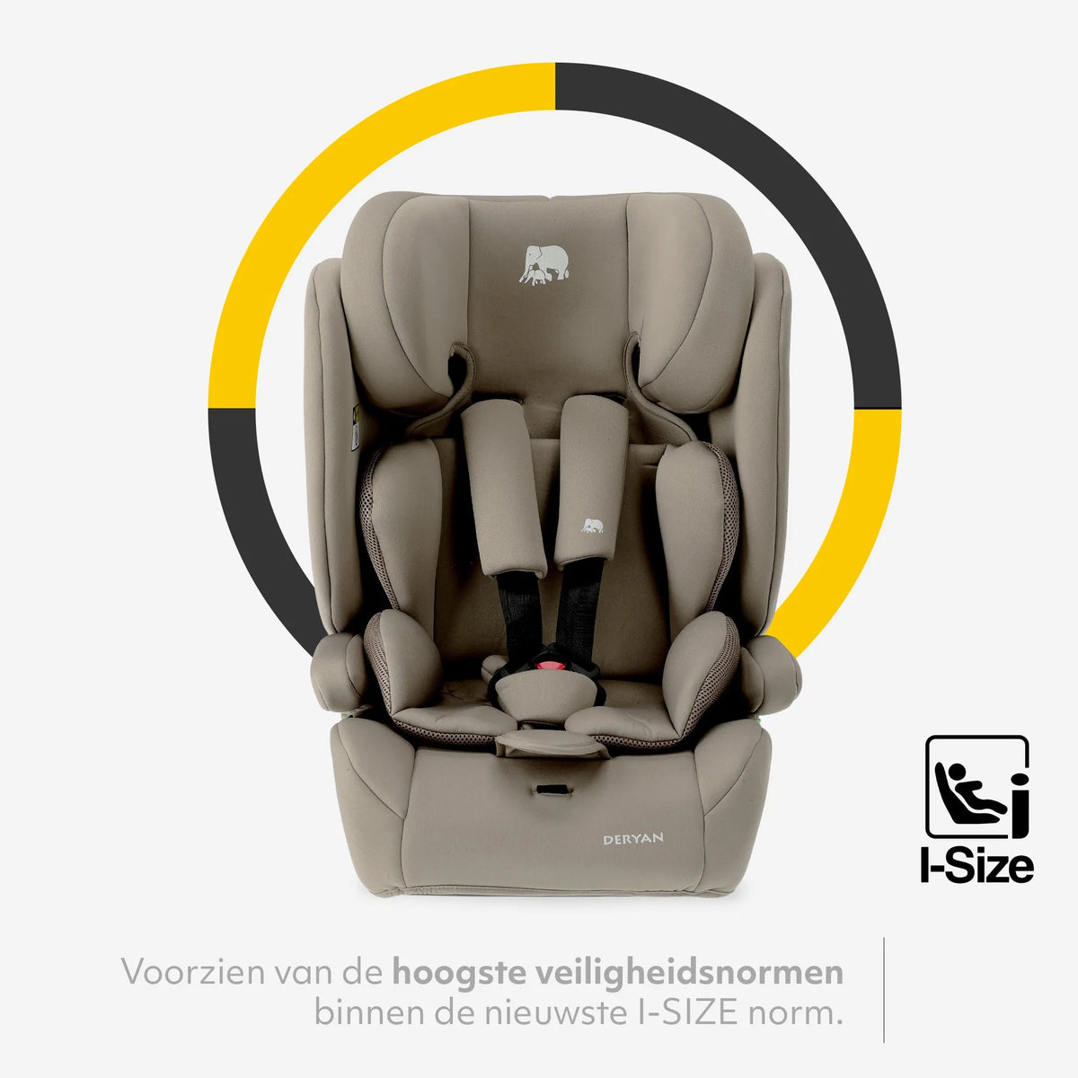 Carter Basic i-Size Car Seat 76–150 cm – 9–36 kg – Truffle Nougat
