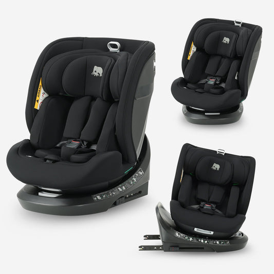 Cassie Luxe i-Size Car Seat 0–36 kg Isofix 360° - Black