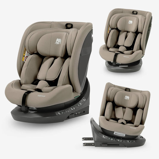 Cassie Luxe i-Size Car Seat 40–150 cm Isofix 360° - Truffle Nougat
