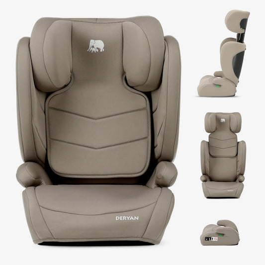 Charlie Basic i-Size Car Seat 100–150 cm - Truffle Nougat