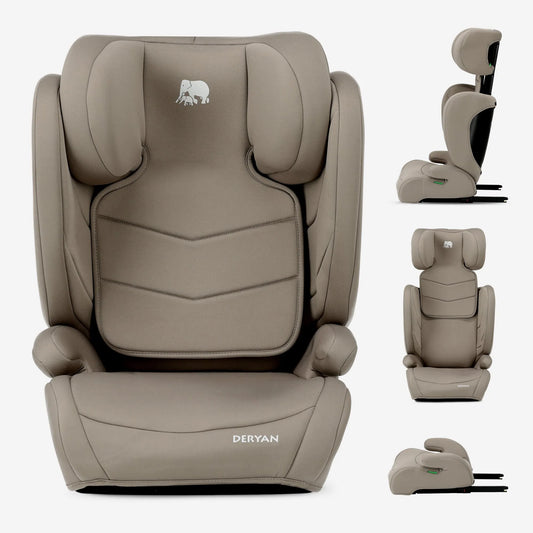 Charlie Luxe i-Size Car Seat 100–150 cm - Truffle Nougat
