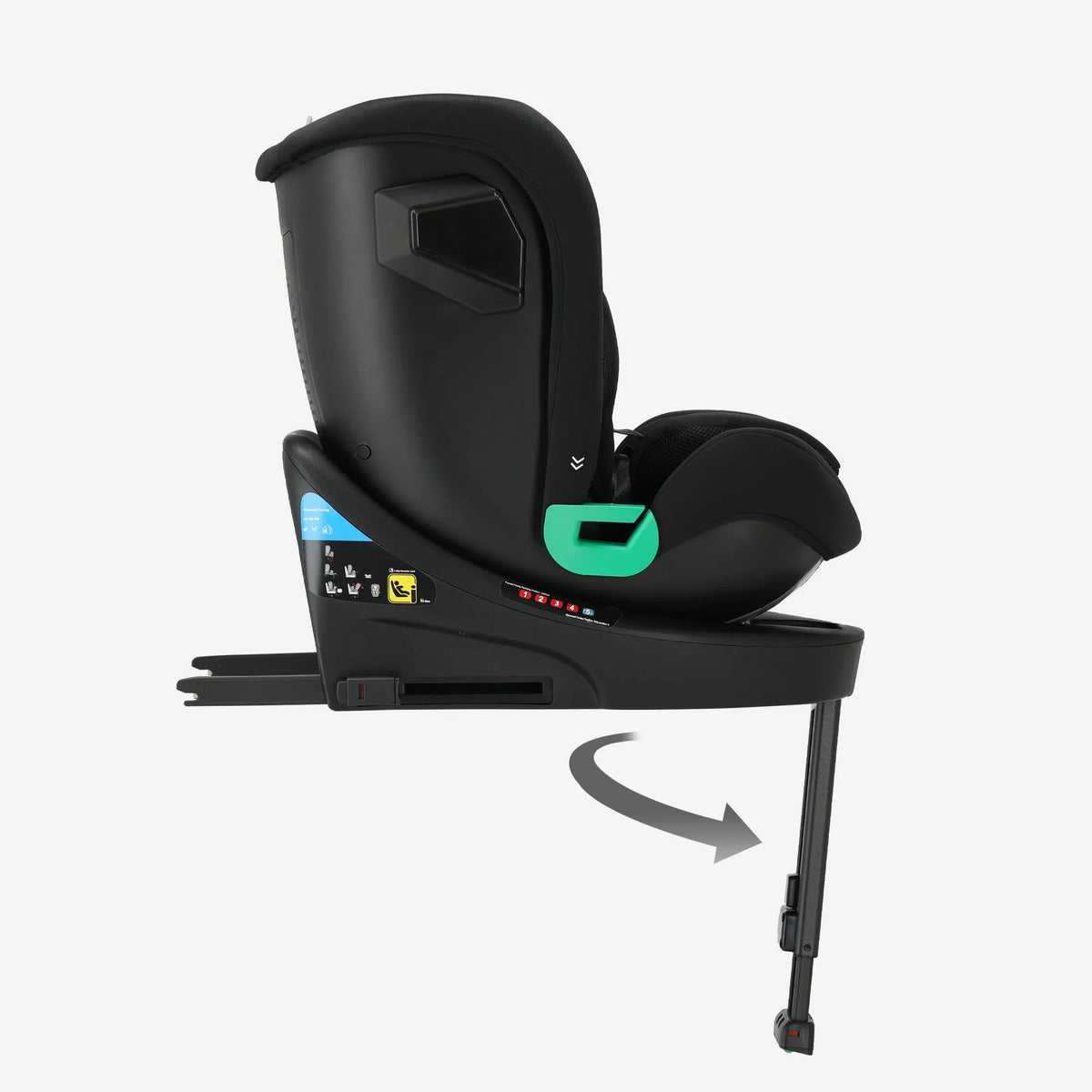 Chase Luxe i-Size Car Seat 0–36 kg Isofix 360° - Black