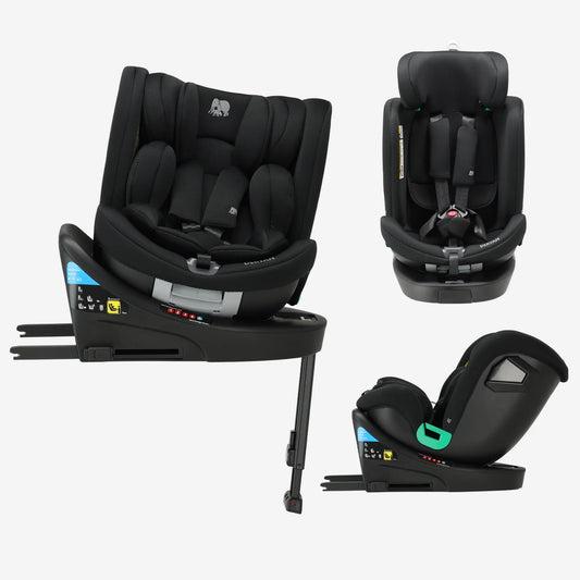 Chase Luxe i-Size Car Seat 0–36 kg Isofix 360° - Black