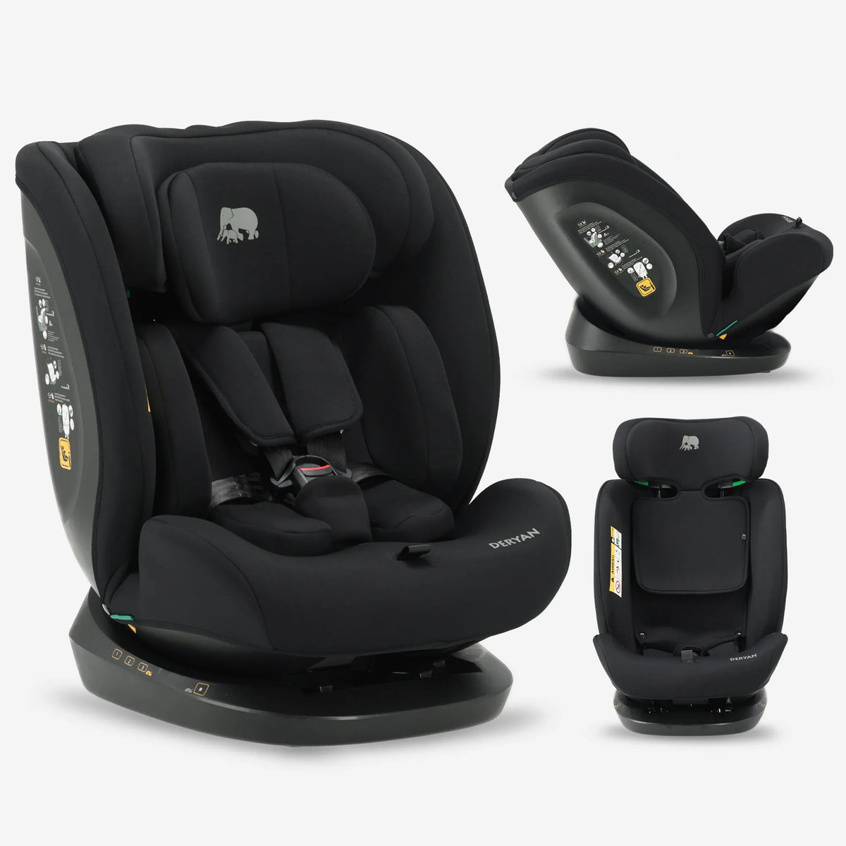 Clyde i-Size Car Seat 40–150 cm - Group 0/1/2/3 with seat belt