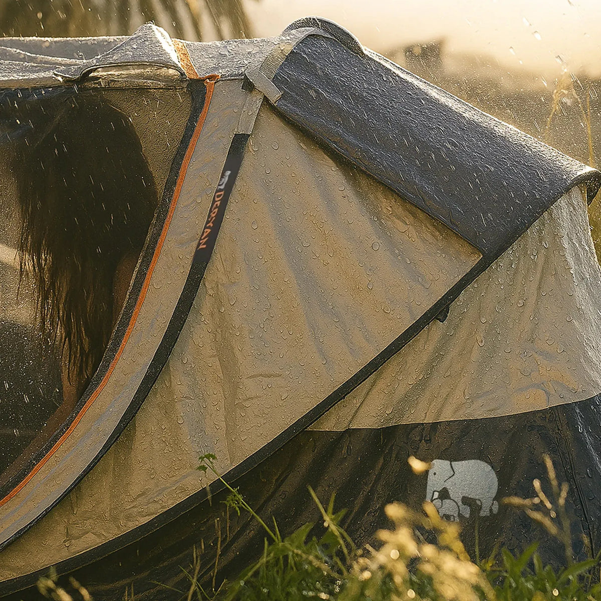 Pop Up Tent Cocoon - 2000MM water column - Cream