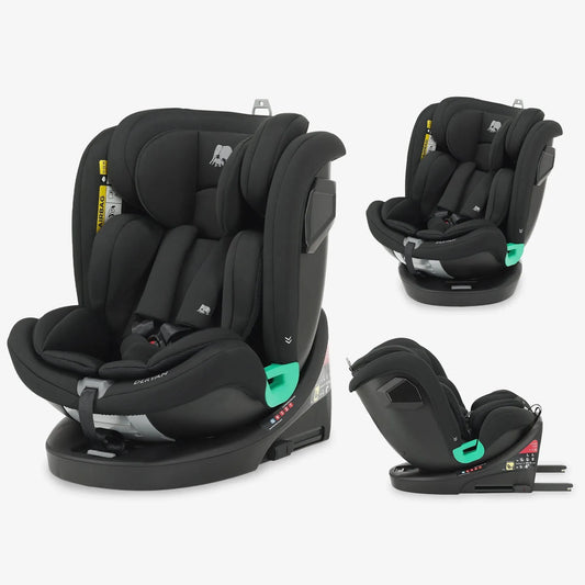 Colin Luxe i-Size Car Seat 0–36 kg Isofix 360° - Black