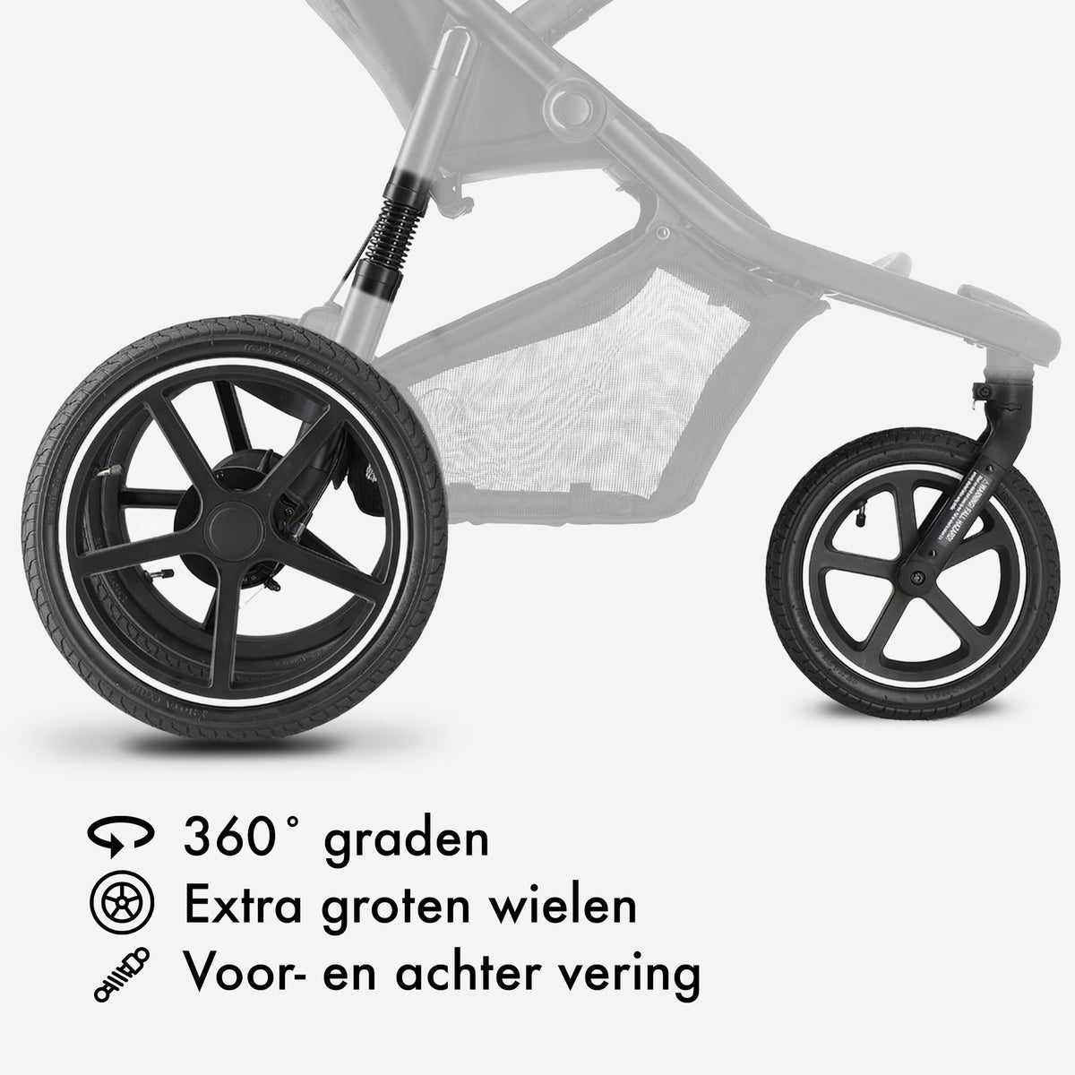 Bolt Running Stroller Black