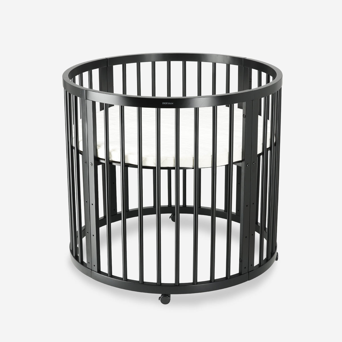 Willow Wooden Round Box including mattress