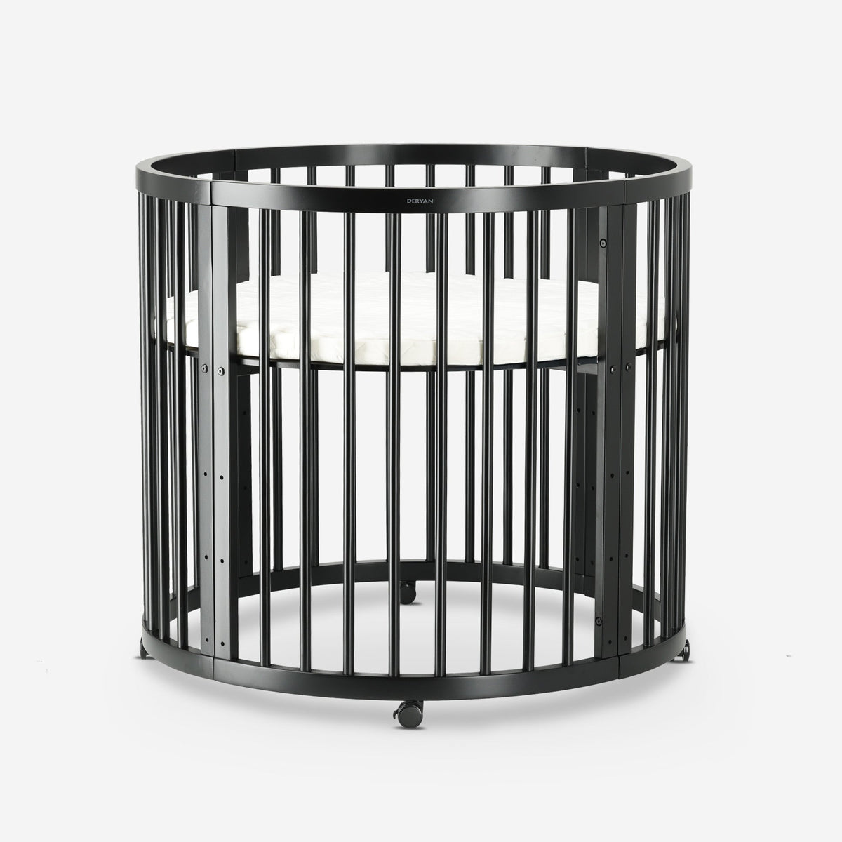 Willow Wooden Round Box including mattress