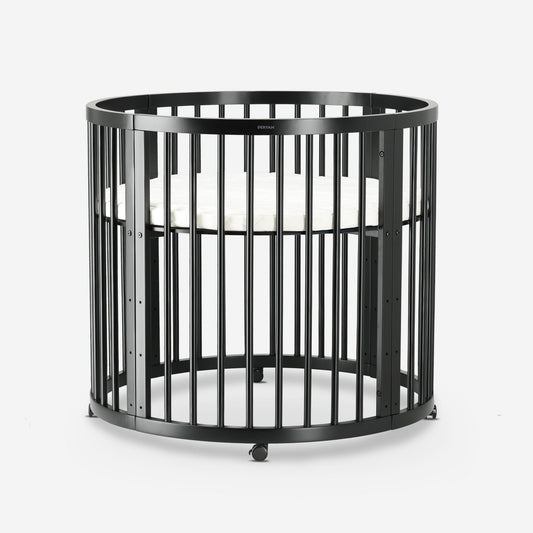 Willow Wooden Round Box including mattress