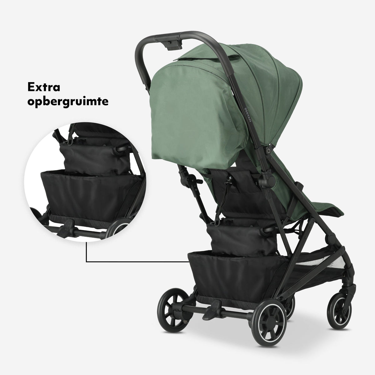 Luxury Easy² Lightweight Stroller - Green