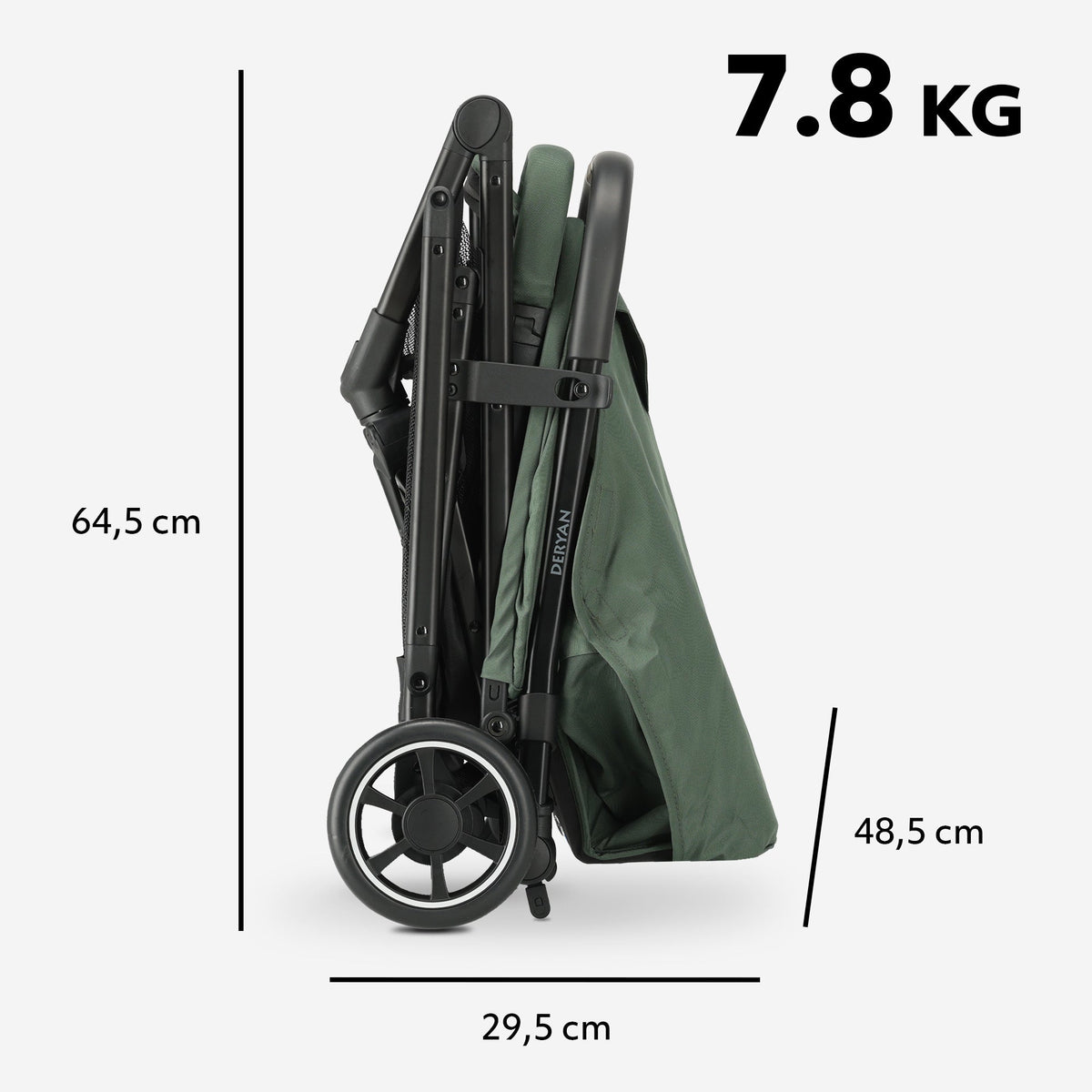 Luxury Easy² Lightweight Stroller - Green