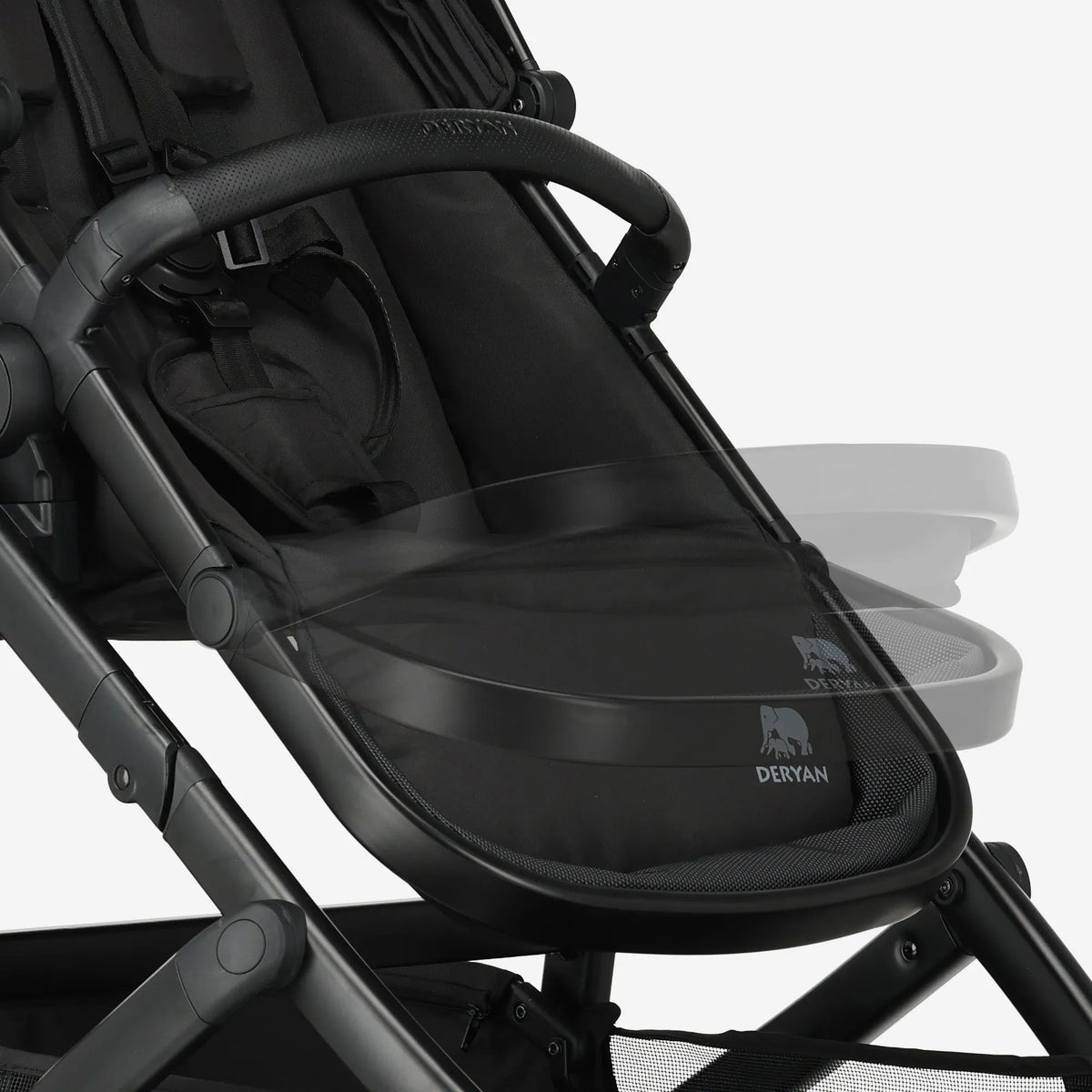 Evy² Duo Stroller, Black, 2-in-1