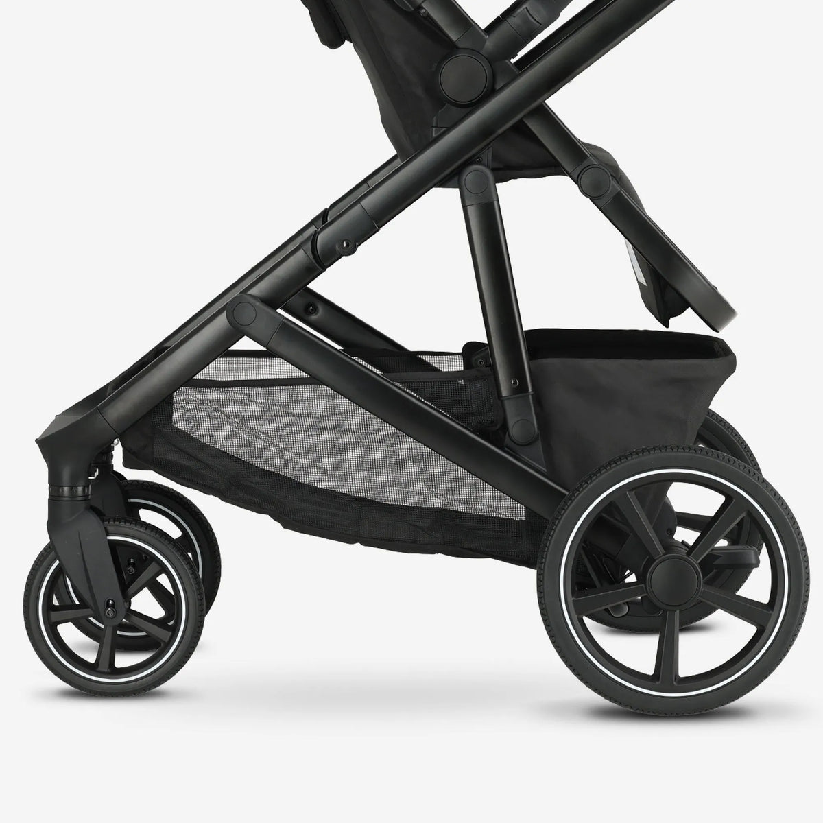 Evy² Duo Stroller, Black, Two-Seater