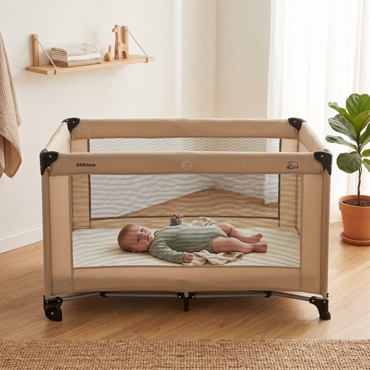 Believer Nougat Travel Cot