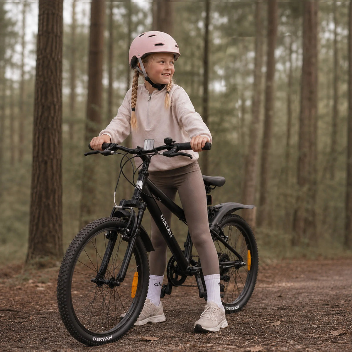 20-Inch Kids' Mountain Bike - Black