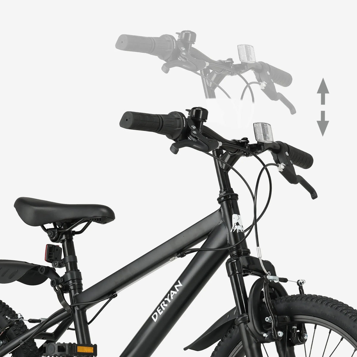 20-Inch Kids' Mountain Bike - Black