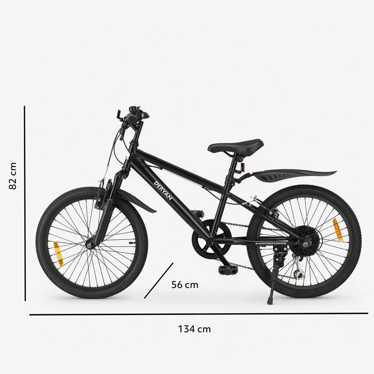 20-Inch Kids' Mountain Bike - Black