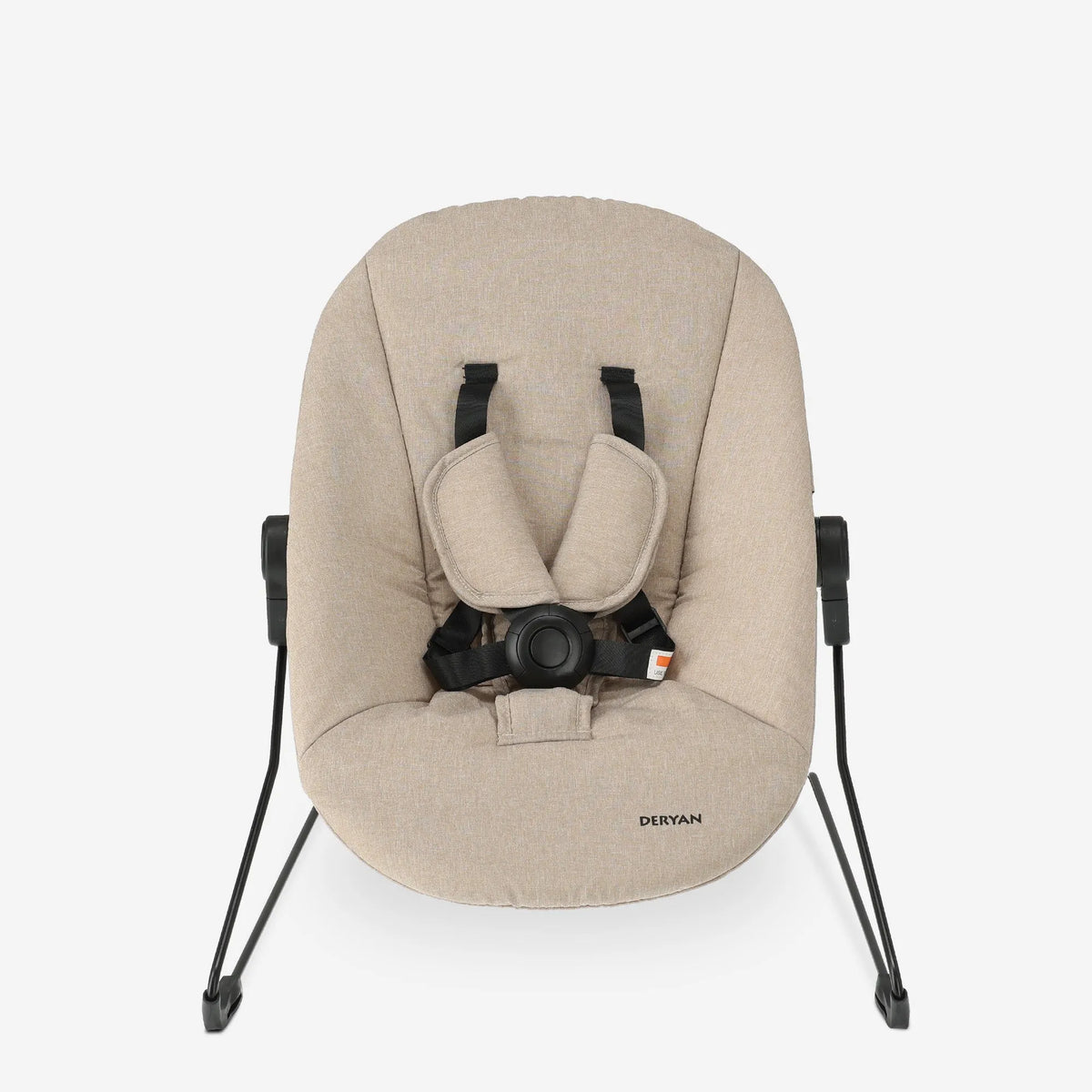 Odin Wooden Adjustable High Chair with Bouncer and Tray - Nougat