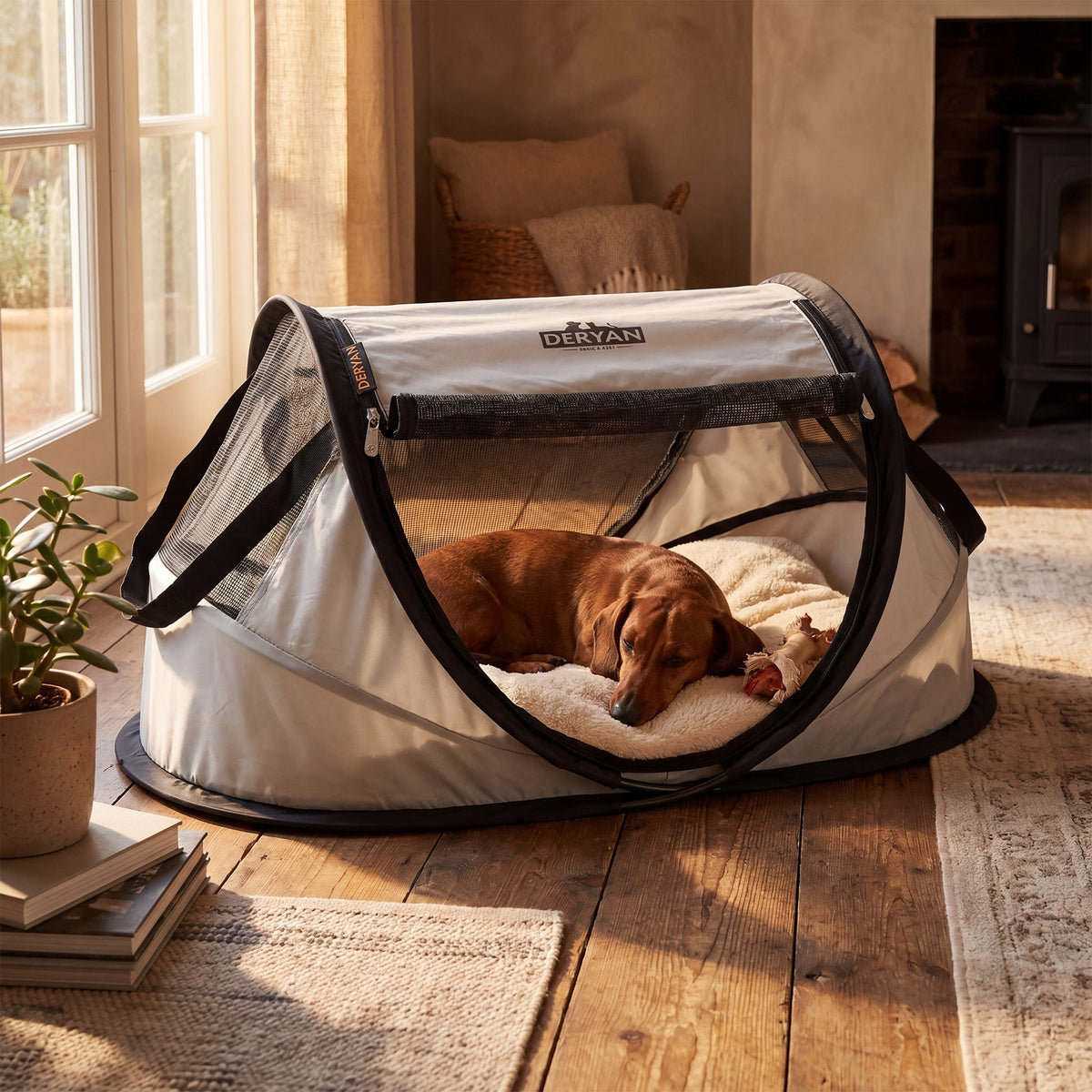 Dogs & Cats Pop-Up Dog Pen with Extra-Thick Mesh - Small