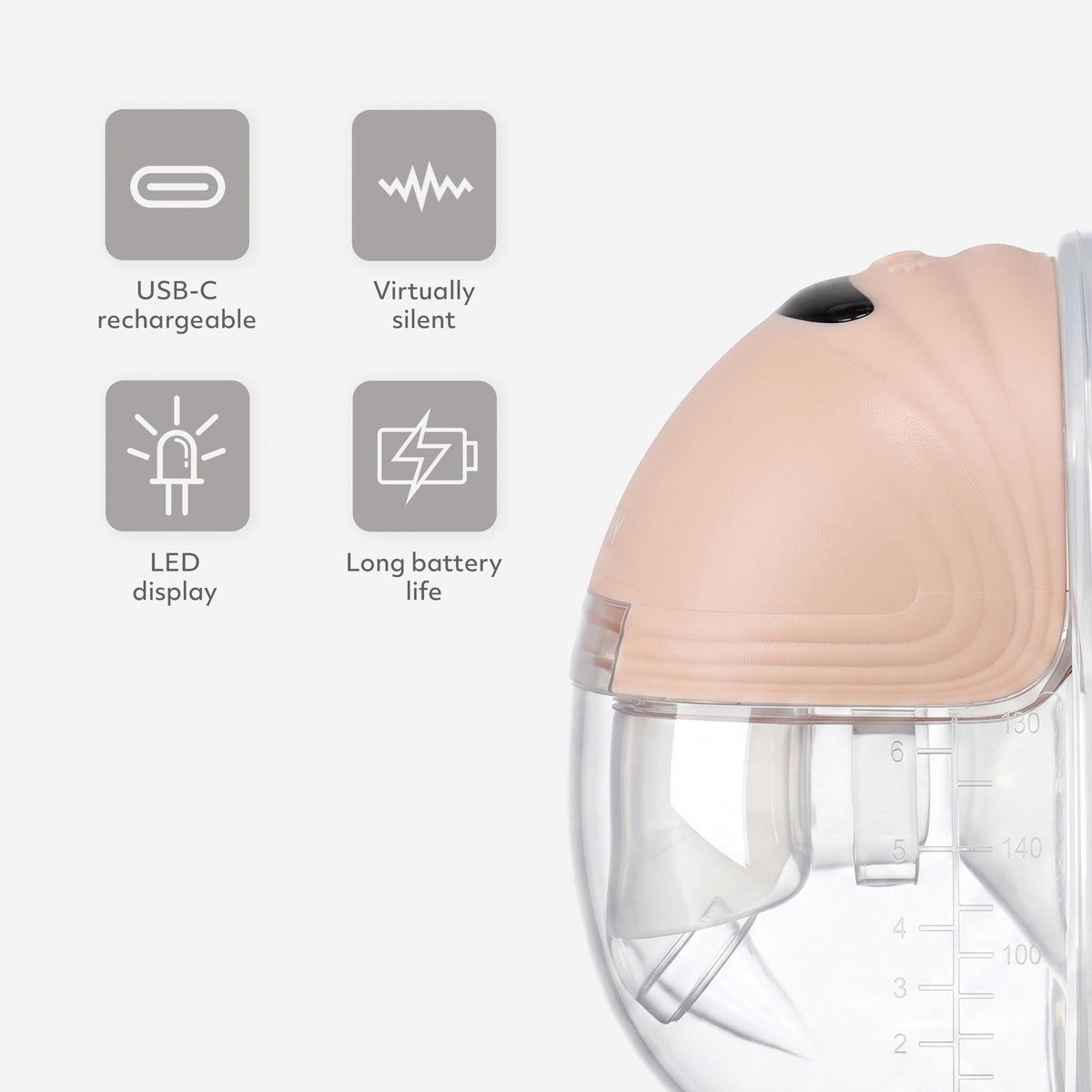 Wireless Dual Breast Pump, Hands-Free - 3 Modes, 12 Suction Levels